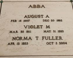 Violet A <I>McDerby</I> Abba 