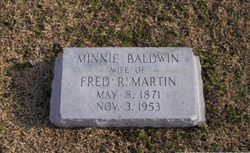 Minnie <I>Baldwin</I> Martin 