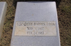 Elizabeth <I>Harris</I> Cook 