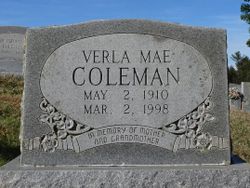 Verla Mae <I>Spears</I> Coleman 