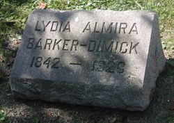 Lydia Almira <I>Barker</I> Dimock 