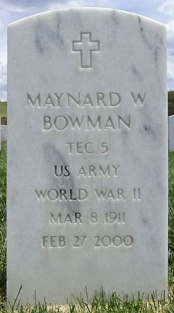 Maynard W Bowman 