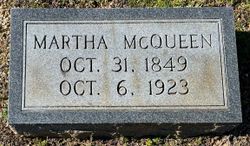 Martha “Mattie” <I>McClure</I> McQueen 