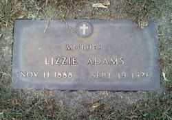 Lizzie <I>Keizer</I> Adams 