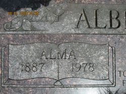 Alma Jane <I>Abler</I> Albright 
