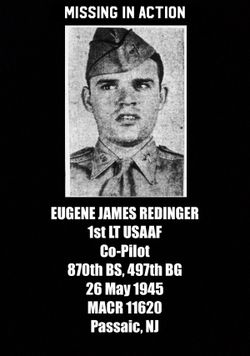 1LT Eugene James Redinger 