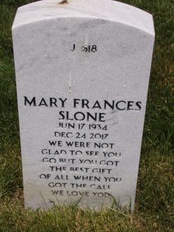 Mary Frances Slone 