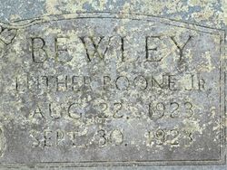 Luther Boone Bewley Jr.