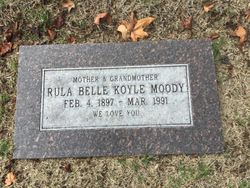 Rula Belle <I>Koyle</I> Moody 