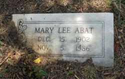 Mary Lee <I>Mixon</I> Abat 