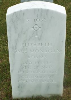 Elizabeth Dale <I>Monagan</I> Adams 
