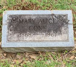 Mary Alice <I>Nash</I> Cone 