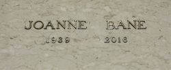 Joanne <I>Bonacci</I> Bane 