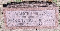Alberta Frances Andrews 