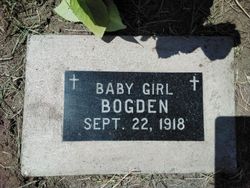 Infant Daughter Bogden 