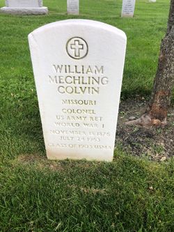 Col William Mechling Colvin 