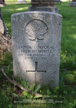 Corporal Frederick Wilson “Fred” White 