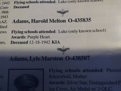 1LT Harold M Adams 