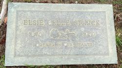 Elsie Belle <I>Wilbur</I> Starck 