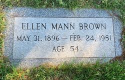 Ellen Nina <I>Mann</I> Brown Chasse 