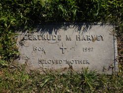 Gertrude M. <I>White</I> Harvey 