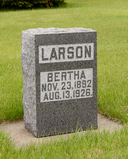 Bertha <I>Gedde</I> Larson 