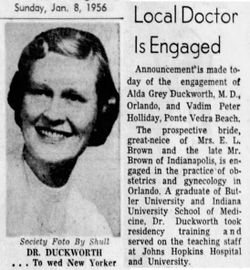 Dr Alda Grey <I>Duckworth</I> Holliday 