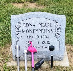 Edna Pearl “Mom” <I>Parker</I> Moneypenny 