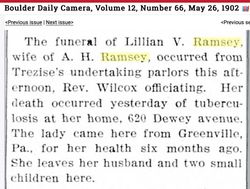 Lillian Victoria <I>Gilbert</I> Ramsey 