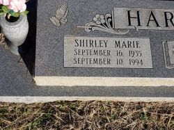 Shirley Marie <I>Arnold</I> Harden 
