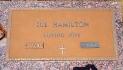Eva Margaret “Sue” <I>Redus</I> Hamilton 