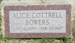 Alice <I>Cottrell</I> Bowers 