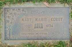Mary Adeline <I>Curtis</I> Corey 