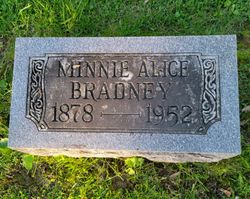 Minnie Alice <I>Harrison</I> Bradney 