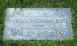 Isabelle <I>Hagerman</I> Betts 