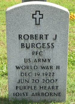 Robert J. “Bob” Burgess (Urge) 