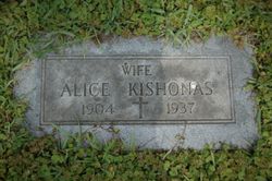 Alexandria “Alice” <I>Kruszas</I> Kishonas 