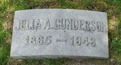 Julia Agatha <I>Jacobs</I> Gunderson 