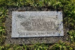 Rose Etta <I>Anglin</I> Finley 
