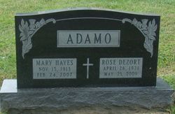 Mary <I>Adamo</I> Hayes 