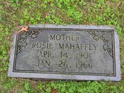Rosie <I>Russell</I> Mahaffey 