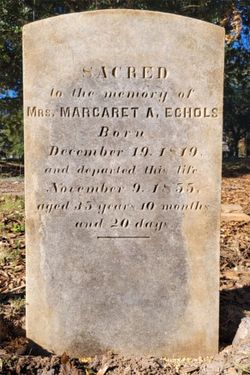 Margaret A <I>English</I> Echols 