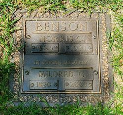 Mildred Celia <I>Ness</I> Benson 