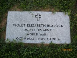 Violet Elizabeth <I>Goldsmith</I> Blalock 