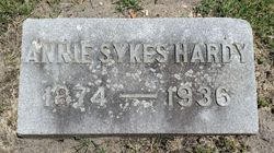 Annie <I>Sykes</I> Hardy 
