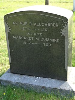 Margaret M <I>Cumming</I> Alexander 