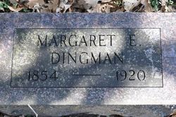 Margaret E. “Maggie” <I>Burroughs</I> Dingman 