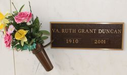 Virginia Ruth <I>Grant</I> Duncan 