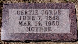 Gurine “Gertie” <I>Burtness</I> Jorde 