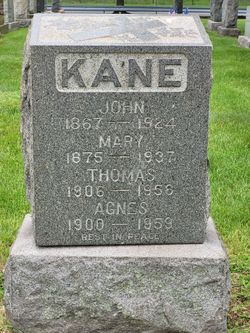 Mary <I>O'Leary</I> Kane 